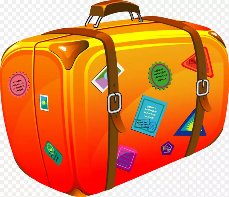 剪贴画手提箱图形行李旅行行李箱