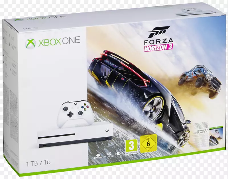 Forza地平线3微软Xbox One的xbox One控制器微软工作室视频游戏控制台-xbox 1控制台