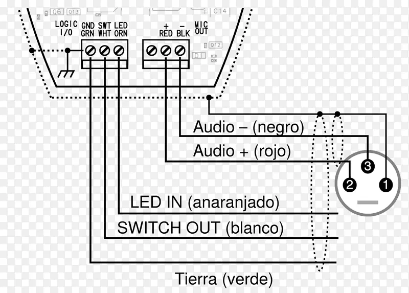 shure sm58麦克风接线图xlr连接器-dips