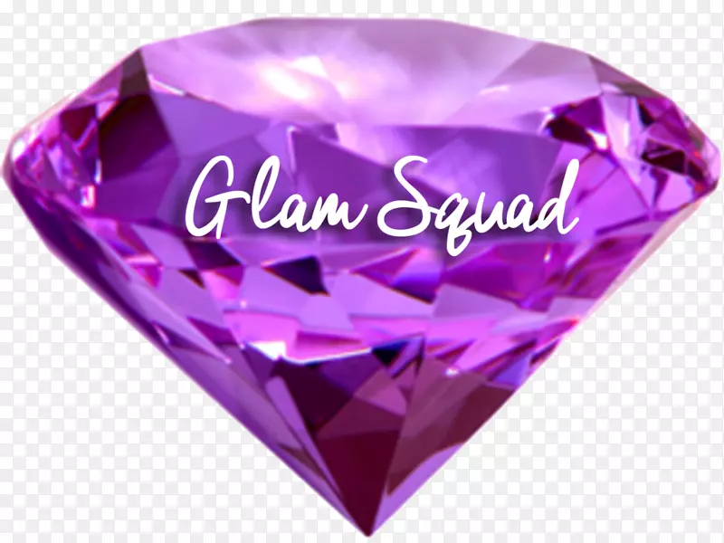 钻石色珠宝宝石紫色钻石