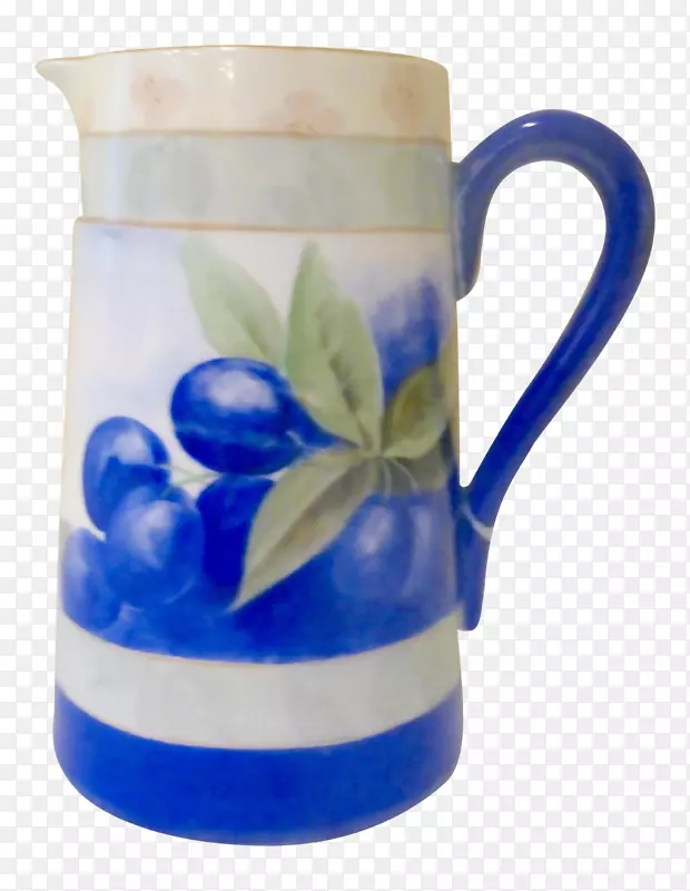 陶瓷钴蓝陶杯
