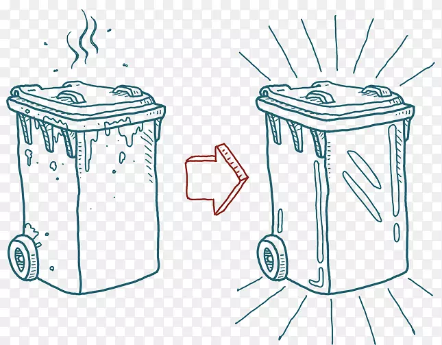 桌上垃圾桶和废纸篮清洁容器.垃圾清理