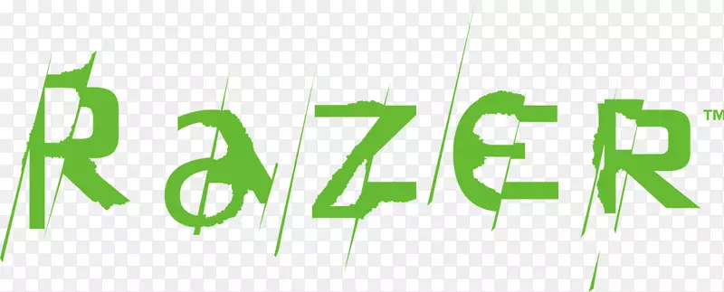 徽标字体Razer公司品牌可伸缩图形.剃须刀刀片符号