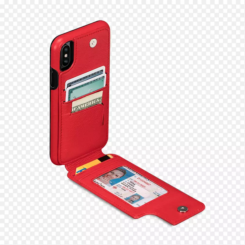 苹果iphone 8和iphone x苹果iphone 7加钱包手提包-iphone 7红色