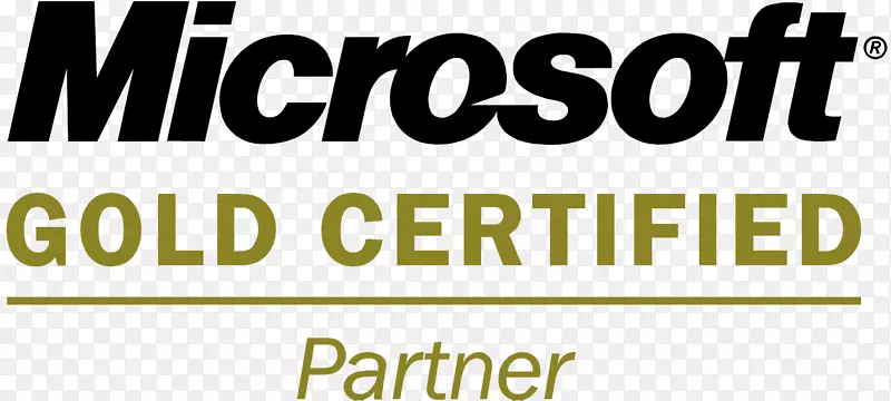 微软认证合作伙伴标识微软公司计算机