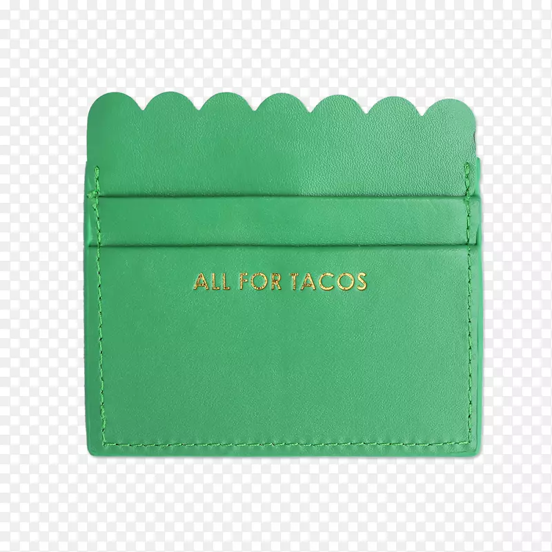 产品设计绿色钱包标题栏材料