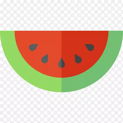西瓜剪贴画绿色标志-西瓜