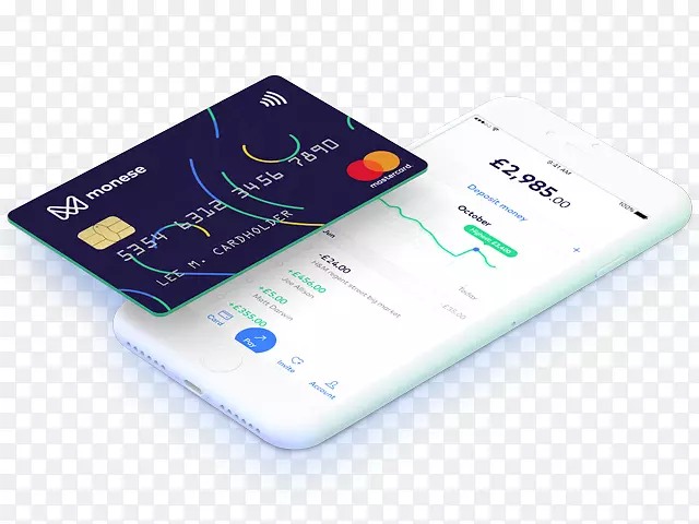 Smartphone monese银行账户信用卡-在线名片