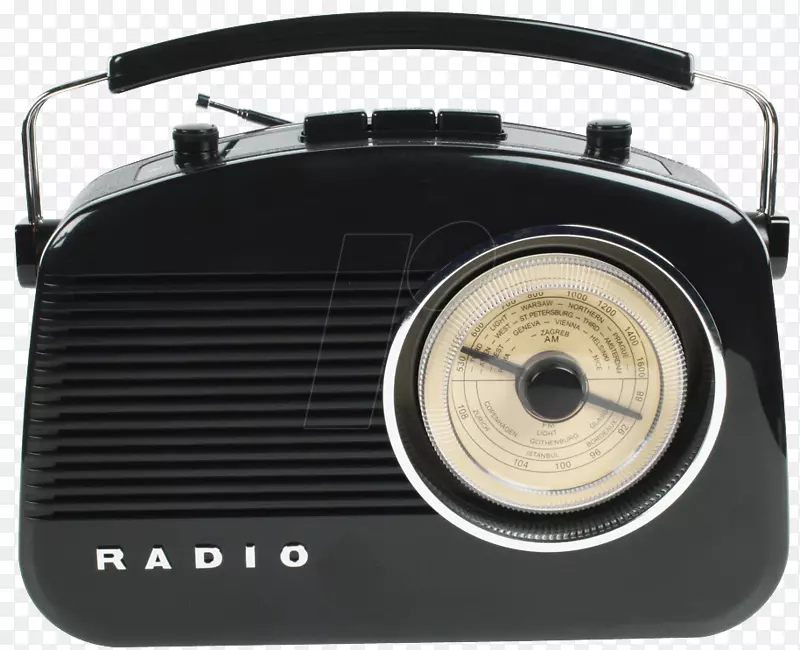 古董收音机调频广播AM广播晶体管收音机