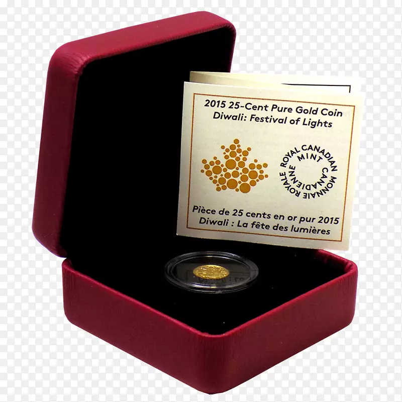 加拿大硬币皇家加拿大造币银怪诞-排灯节