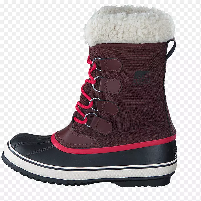 雪靴鞋步行-冬季节