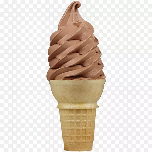冰淇淋圆锥形软食冷冻酸奶卡维尔冰淇淋