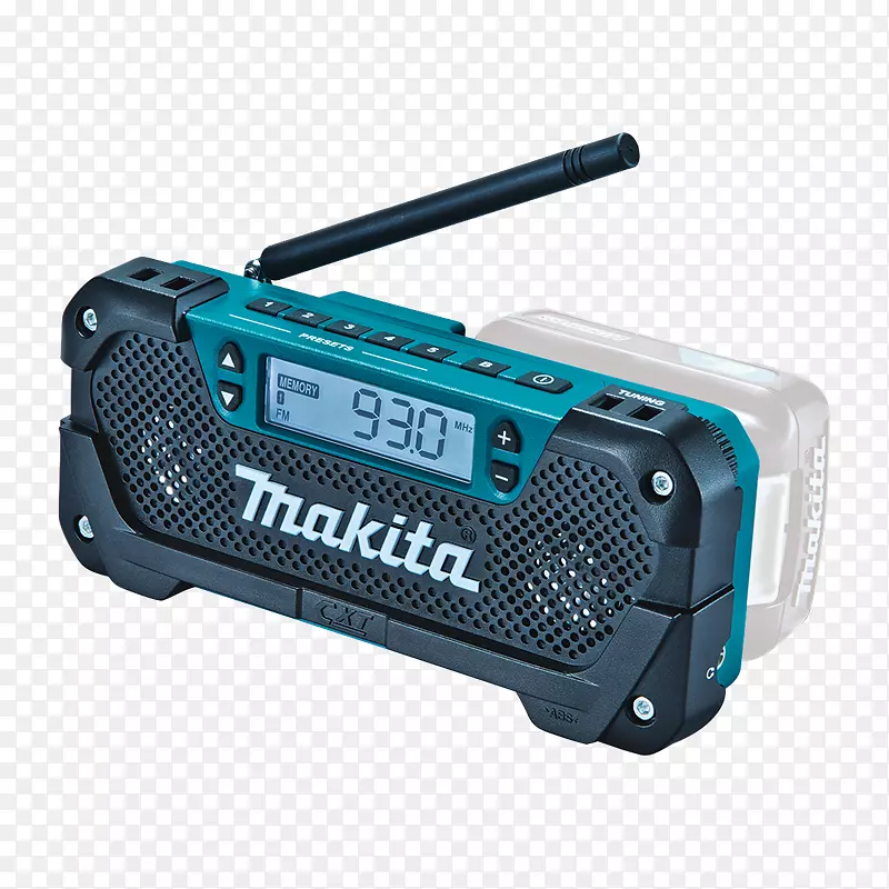 无绳Makita电台调频广播工具-收音机