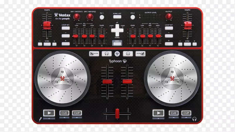 DJ控制器光盘骑师维斯塔克斯虚拟DJ旅行者-维斯塔克斯控制器