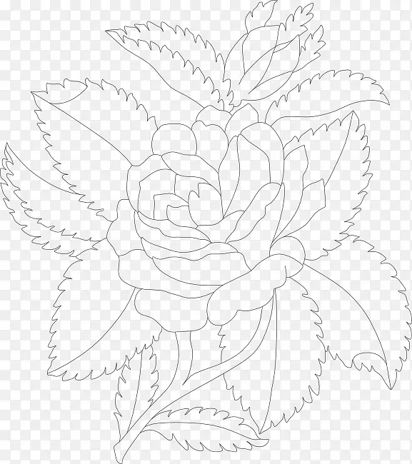 花卉设计绘画图形艺术花-各种花卉图案