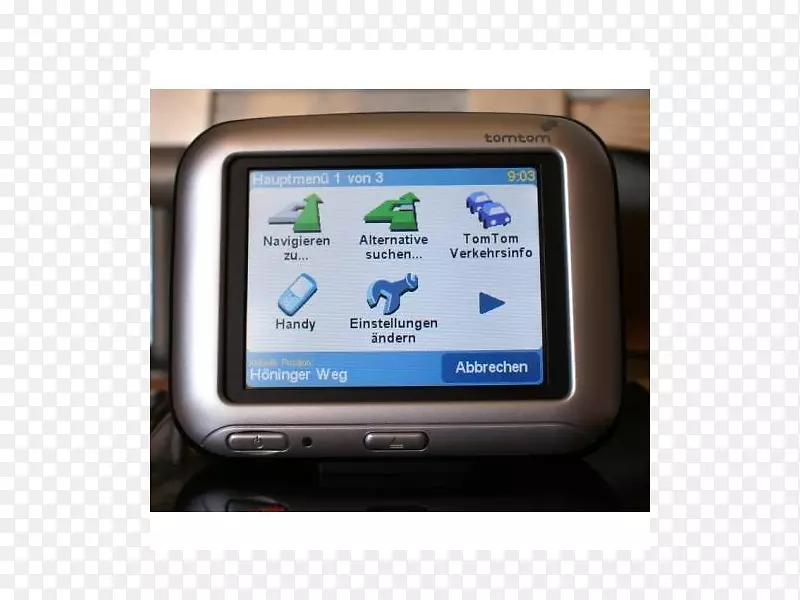 gps导航系统手持设备显示装置汽车导航系统TomTom-欧洲盒