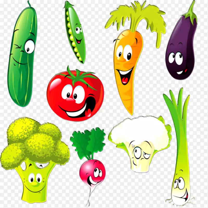 蔬菜图形水果制图卡通蔬菜