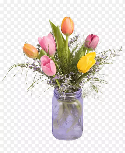 花卉设计切花花瓶郁金香材质