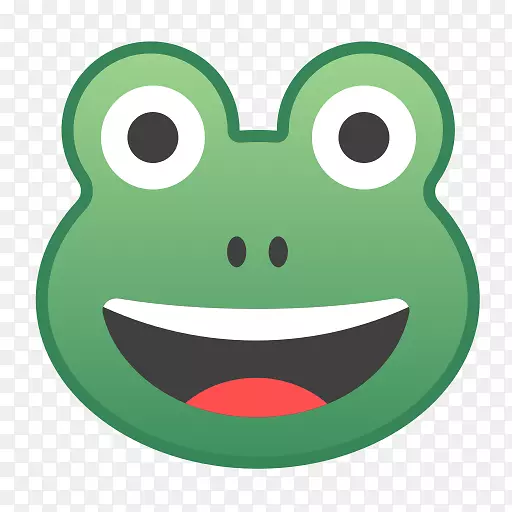 青蛙跳跃可爱的动物夹艺术机器人-青蛙