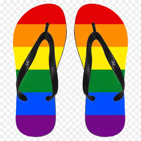 拖鞋剪贴画产品设计鞋彩虹触发器