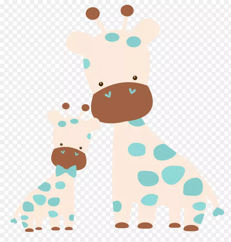 剪贴画长颈鹿婴儿形象儿童长颈鹿
