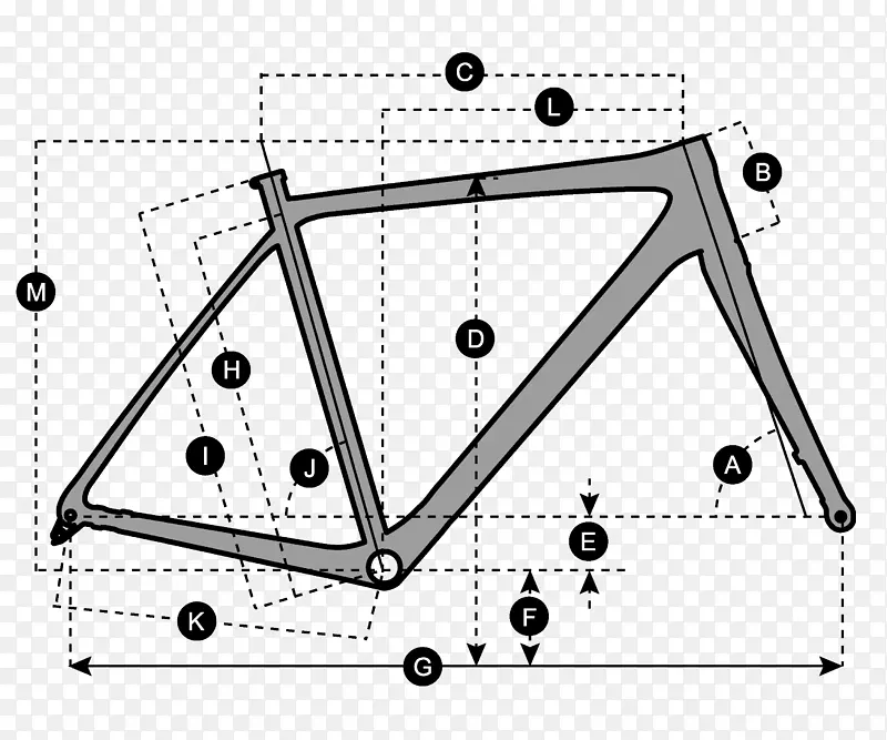 自行车架几何斯科特运动自行车交叉自行车前部