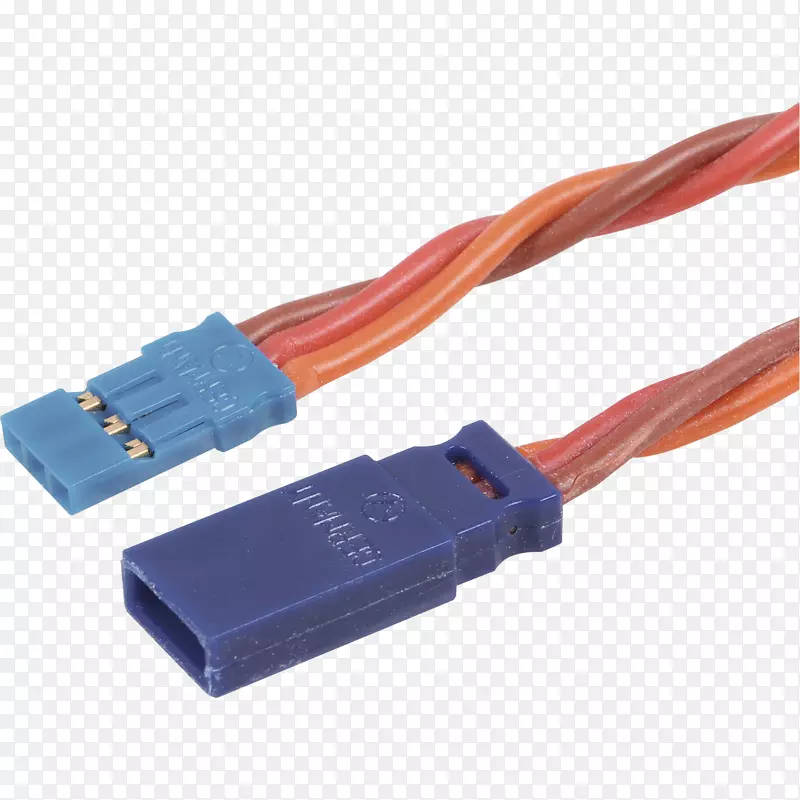 串联电缆电连接器网络电缆延长线.蓝线
