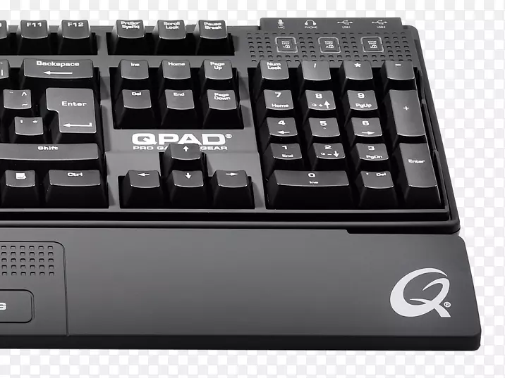 电脑键盘游戏键盘tgb qpad pro游戏mk-50机械键盘樱桃mx红色电气开关孔雀右侧