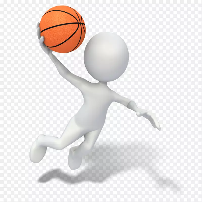 棒形扣篮篮球图形运动篮球