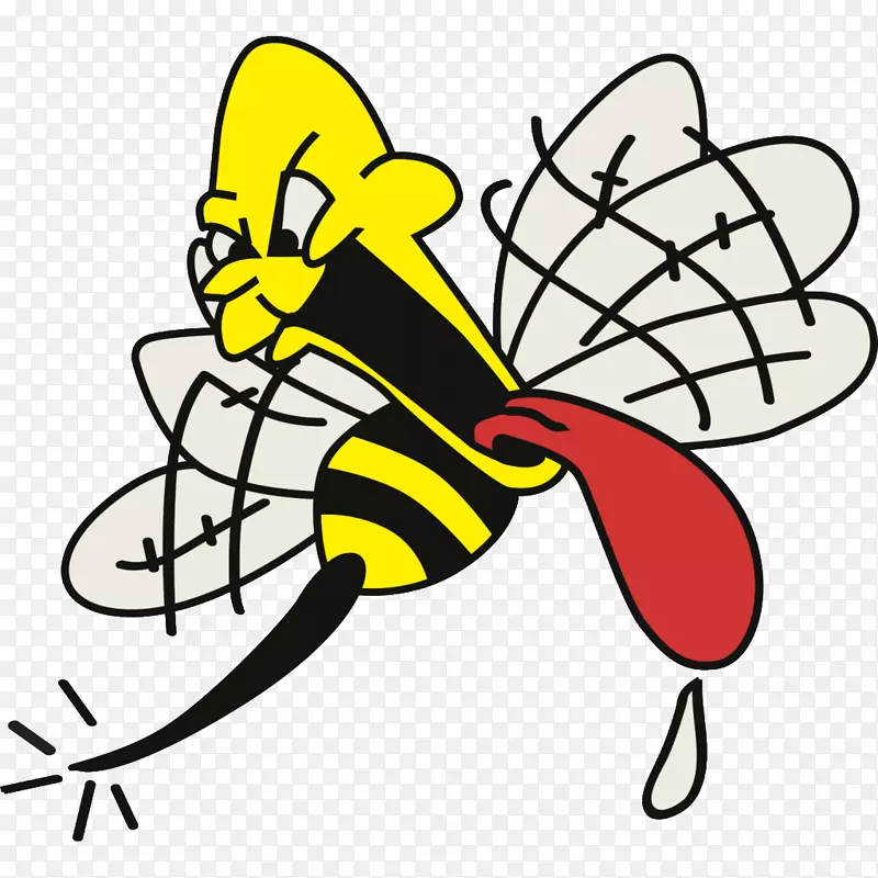 蜜蜂甘农病虫害防治剪贴画-蜜蜂