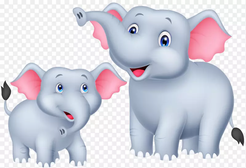 图形绘制插图大象免版税
