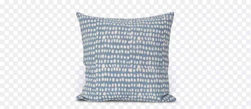 蓝色枕头，白色靠垫-枕头