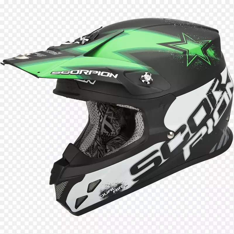 摩托车头盔蝎子vx-20绿色摩托车头盔
