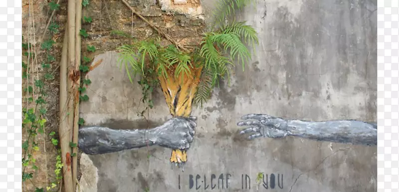 街头艺术绘画艺术家涂鸦-马来西亚旅游