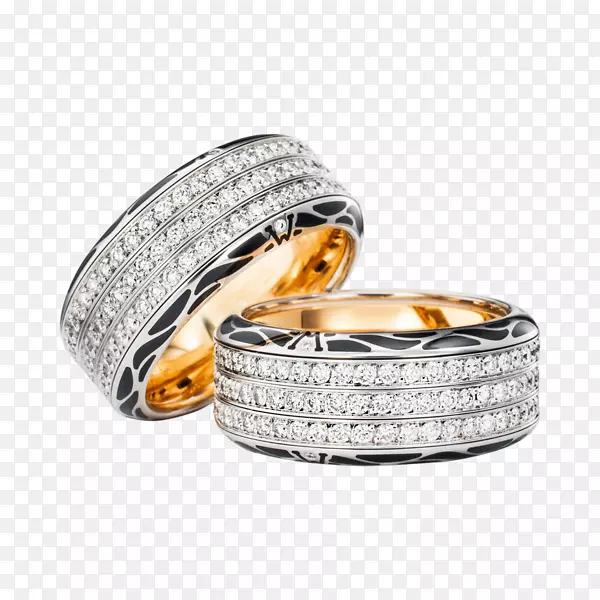 结婚戒指威伦多夫珠宝金戒指材料