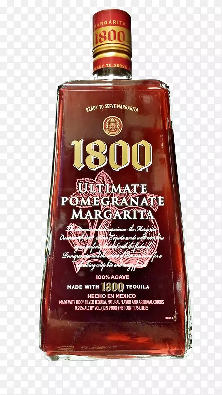 液化玛格丽塔1800龙舌兰酒新鲜石榴
