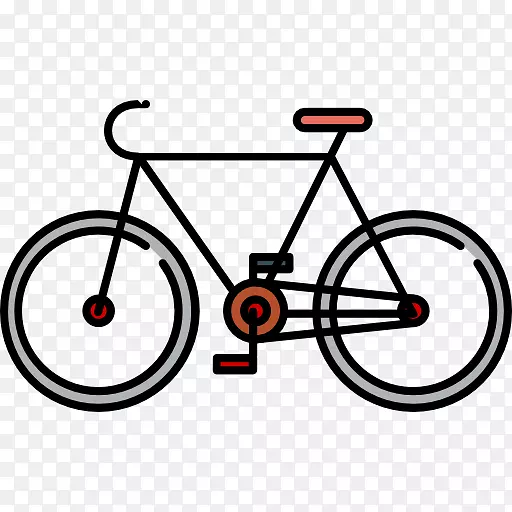 自行车车轮剪贴画可伸缩图形.自行车