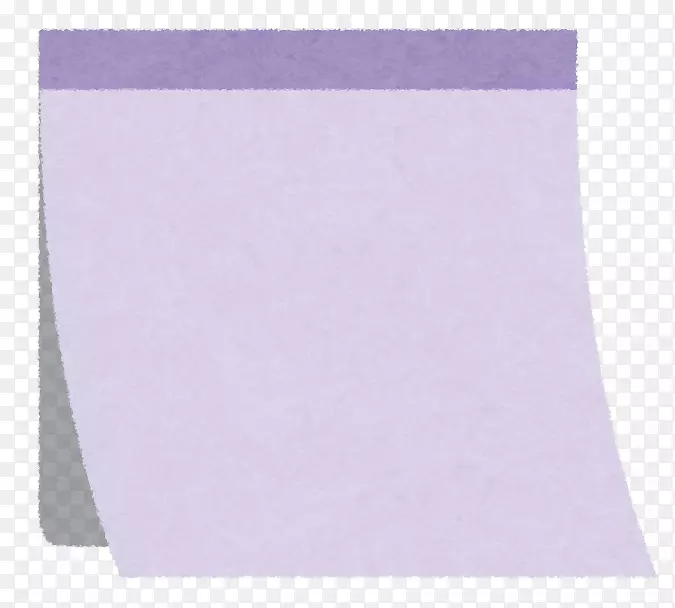 便笺纸黄色紫色插图-紫色