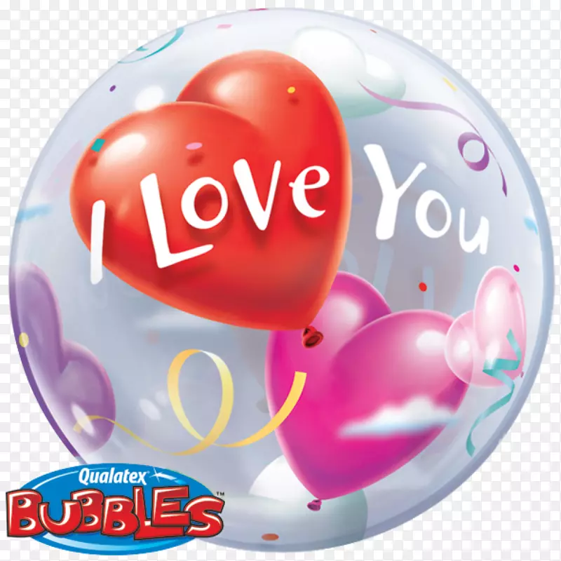 气球情人节心礼物爱情-爱情泡泡