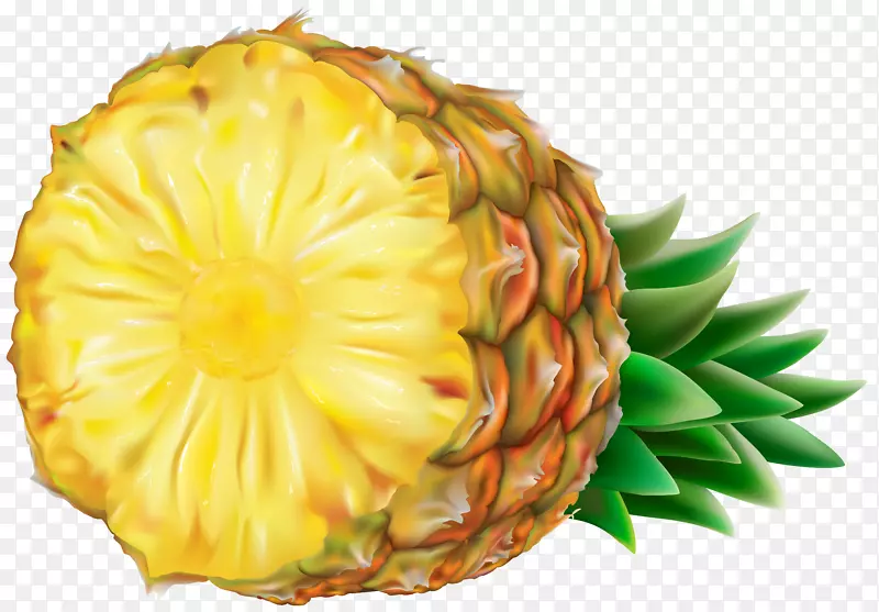 剪贴画菠萝汁透明png图片.菠萝