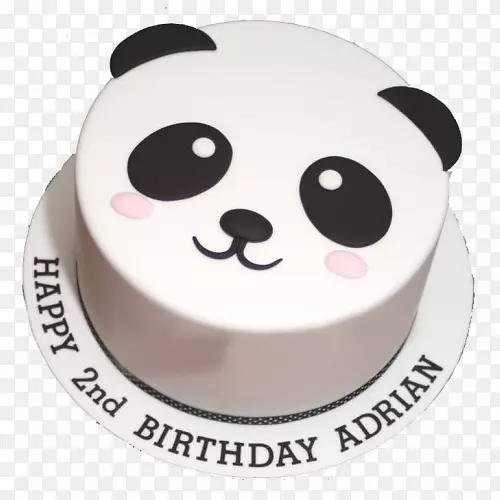 生日蛋糕糖蛋糕奶油派大熊猫蛋糕装饰-蛋糕送货