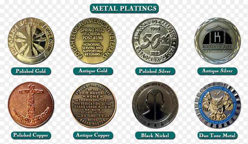 挑战硬币收集奖牌金属-独特的优雅触摸。