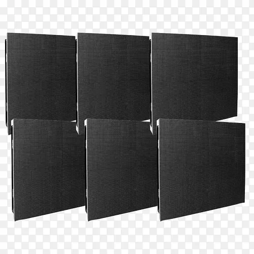 产品设计矩形黑色彩纸地板