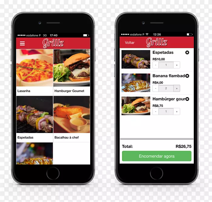 智能手机移动应用手机客户餐厅-智能手机