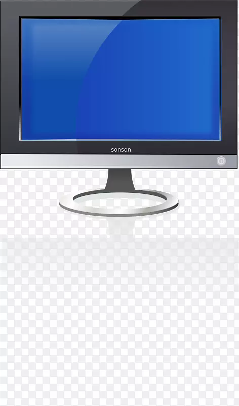 液晶电视电脑监控电视机平板显示剪辑艺术引导的电视图像