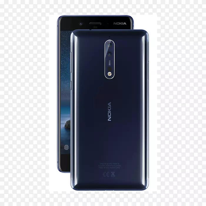 诺基亚8双64 gb 4G lte回火蓝(ta-1052)解锁的诺基亚8无sim智能手机钢双sim智能手机