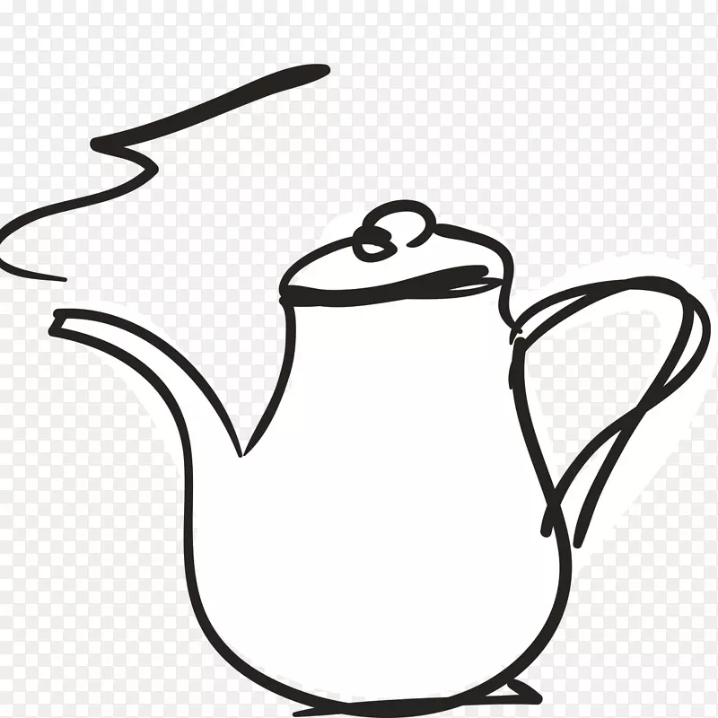 剪贴画茶画水图形.茶