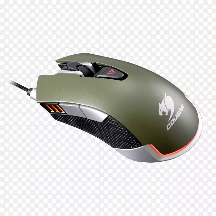 计算机鼠标美洲狮Pelihiiri Logitech Razer公司-军绿