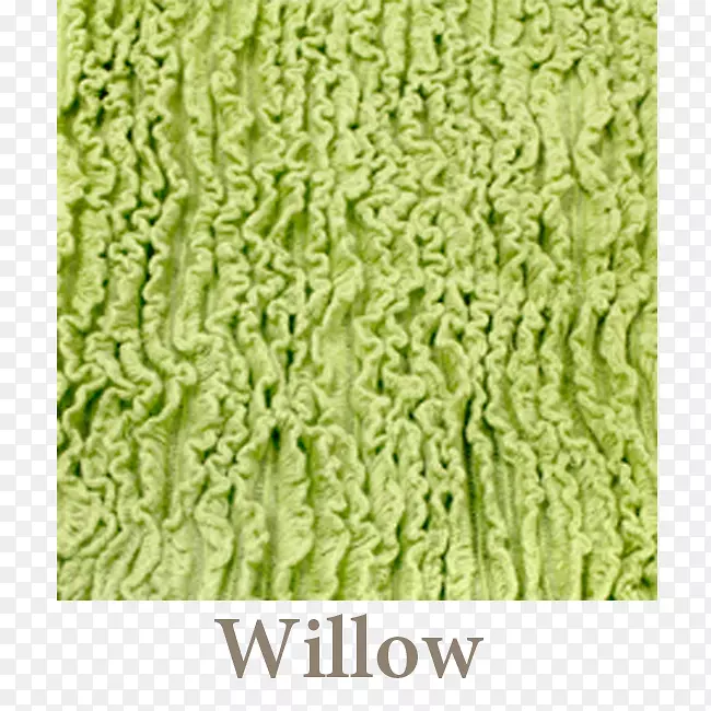 阿富汗绿色毛毯夏洛特机织物-波纹
