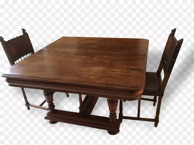 咖啡桌亨利二世风格的自助餐和餐具桌椅